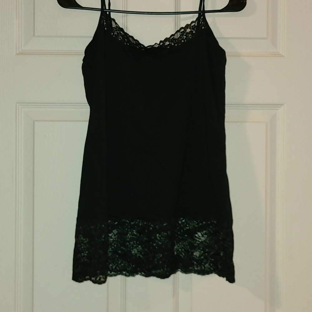 Loft Black with Lace Cami Medium